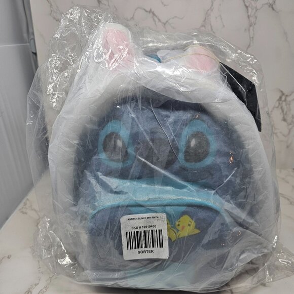 NWT Loungefly Disney Lilo & Stitch Bunny Ears Mini Backpack - Picture 2 of 8